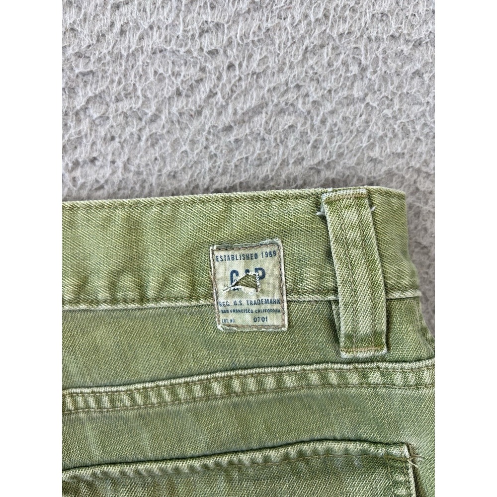 Vintage Gap ARMY Pants 31x30 Fits 30x28.5 Green Y2K Military Flap Pockets - Picture 12 of 15